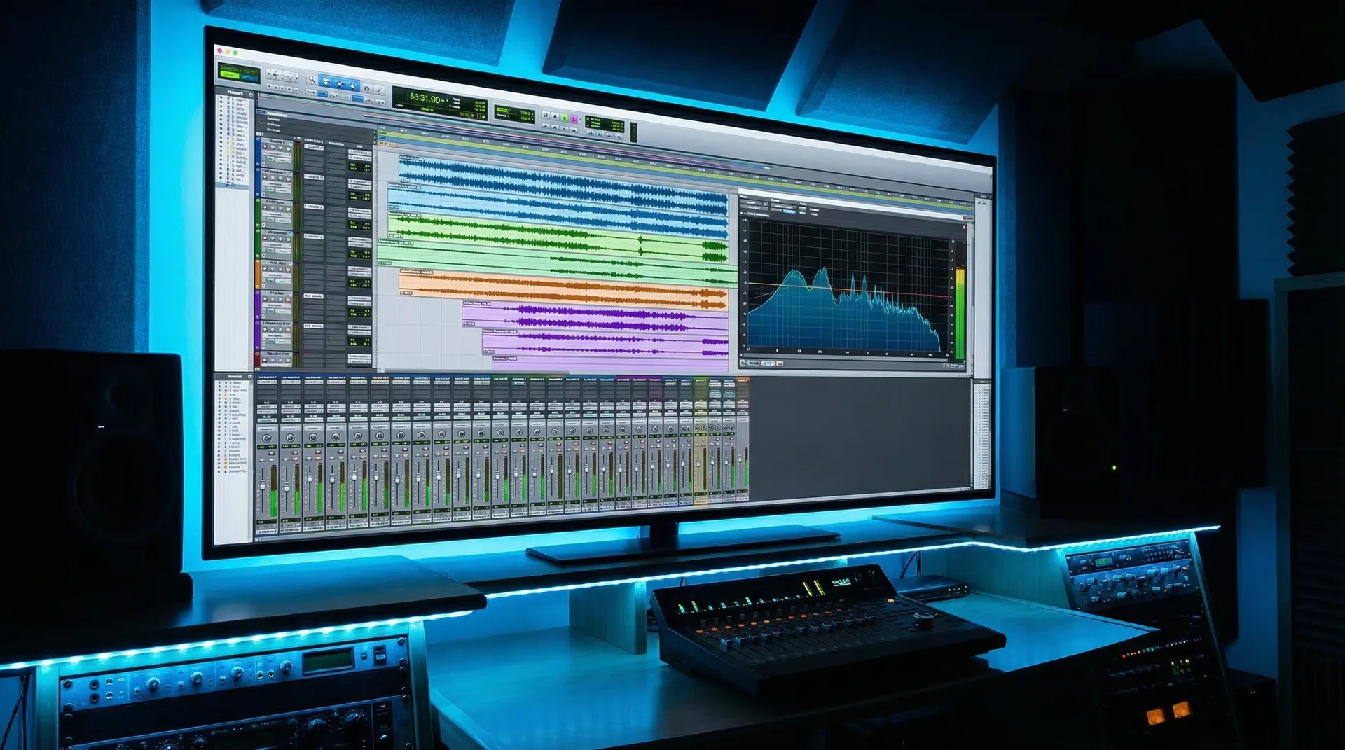 博业体育平台网址在线混音台 DAW 界面